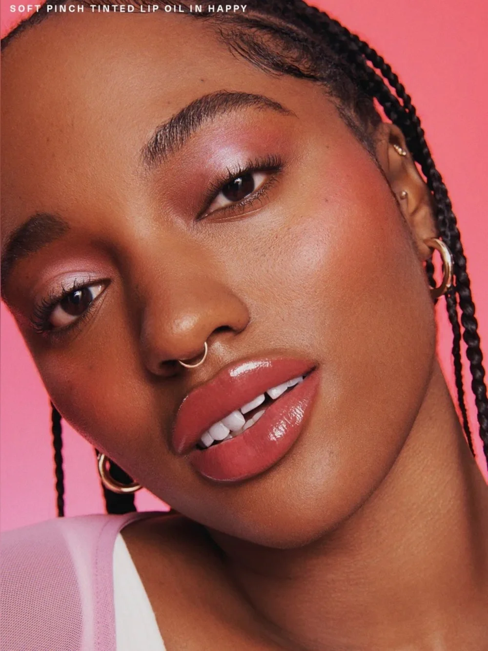 Rare Beauty Tinted Lip Oil, Happy